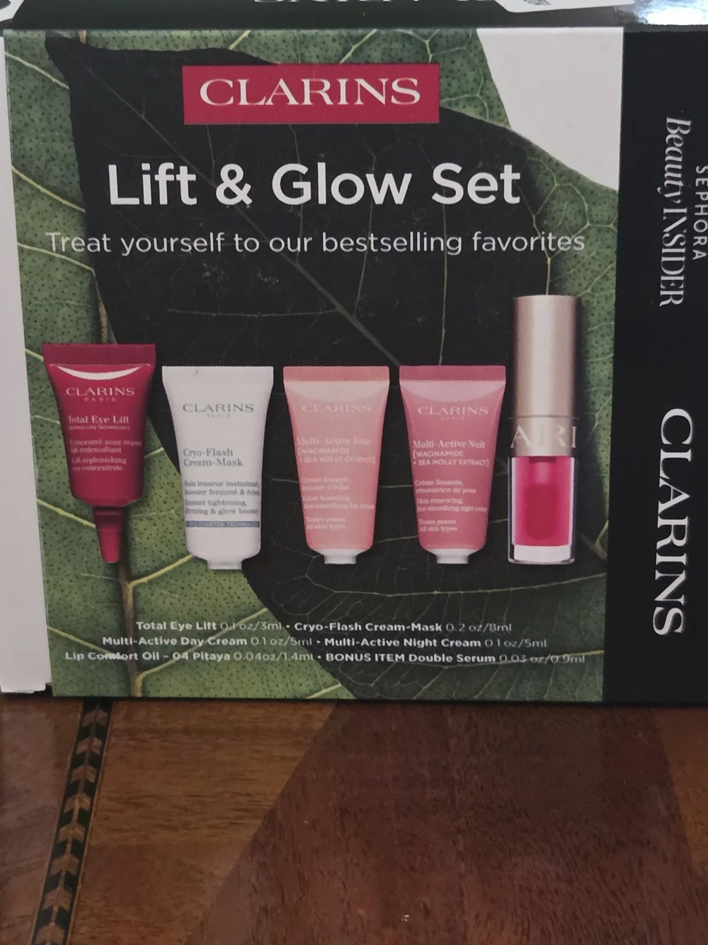 Clarins Lift & Glow Set Sephora Beauty Insider Gift Set